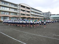 運動会開閉会式練習